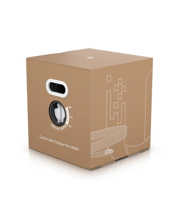 Ubiquiti U/FTP (STP) Cat.5e (Gigabit) Καλώδιο Δικτύου Ethernet εξωτερικού χώρου χωρίς ακροδέκτες 305m Λευκό UACC-Cable-C5e-Outdoor-Pro-305