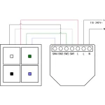 Shelly I4 Gen 3 Smart Switch 4 Καναλιών Wi-Fi, Bluetooth & RF 16A Shelly_i4_Gen3 - Image 8