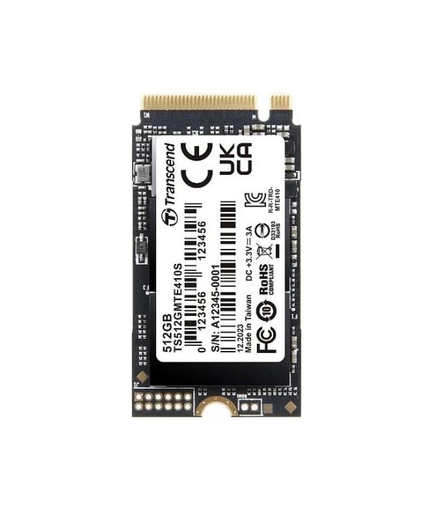 Transcend SSD 512GB τύπου M.2 με σύνδεση PCI Express 4.0 TS512GMTE410S