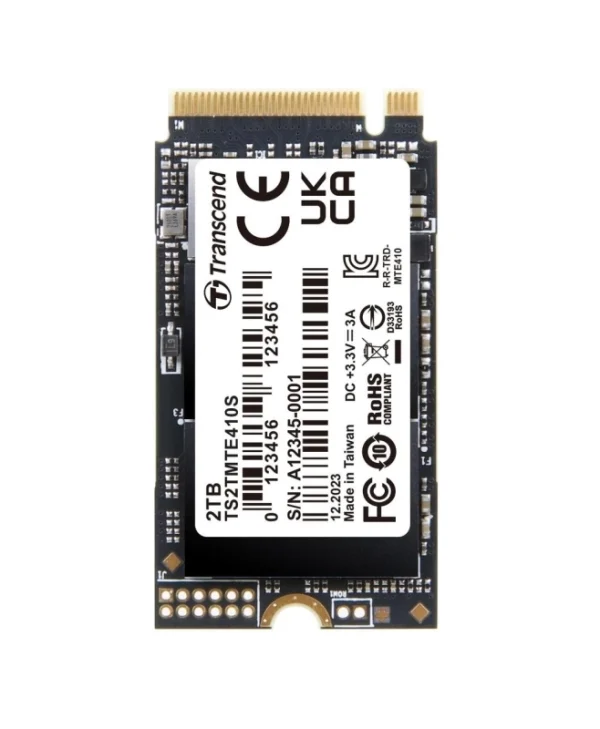 Transcend SSD 2TB τύπου M.2 με σύνδεση PCI Express 4.0 TS2TMTE410S