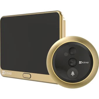 Ezviz Cs-dp2c Κουδούνι Πόρτας Wi-Fi Χρυσό 318500200