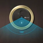 Ezviz Cs-dp2c Κουδούνι Πόρτας Wi-Fi Χρυσό 318500200 - Image 2