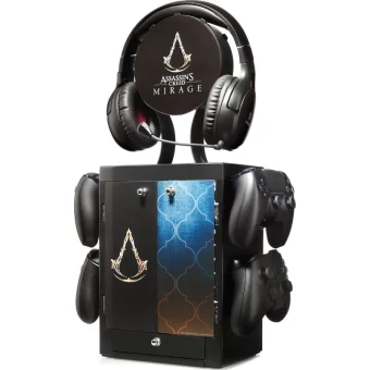Numskull Gaming Locker Βάση για 4 χειριστήρια XBOX One / Switch / Xbox Series X/S Assassin’s Creed Mirage Πολύχρωμη 5056280452980