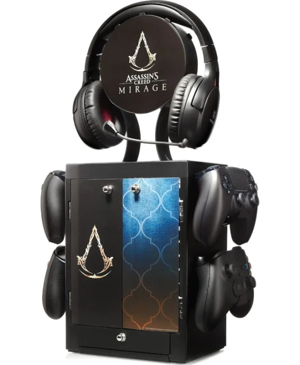 Numskull Gaming Locker Βάση για 4 χειριστήρια XBOX One / Switch / Xbox Series X/S Assassin’s Creed Mirage Πολύχρωμη 5056280452980
