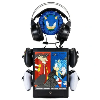 Numskull Gaming Locker Βάση για 4 χειριστήρια Xbox / PC / PS4 / XBOX One / Switch / PS5 / Xbox Series X/S Sonic the Hedgehog Πολύχρωμη 5056280432593