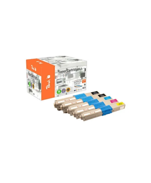 Peach Συμβατό Toner για Laser Εκτυπωτή OKI 112228 7000 Σελίδων Μαύρο PT1050