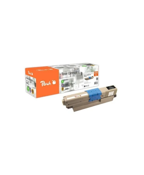 Peach Συμβατό Toner για Laser Εκτυπωτή OKI 46508712 3500 Σελίδων Μαύρο PT823