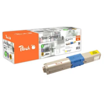 Peach Συμβατό Toner για Laser Εκτυπωτή OKI 46508709 Κίτρινο PT826