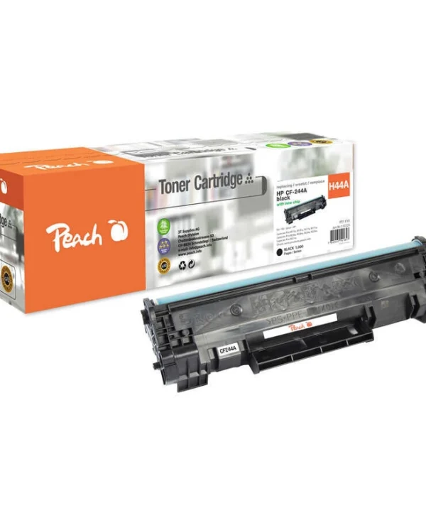 Peach Συμβατό Toner για Laser Εκτυπωτή HP CF244A 1000 Σελίδων Μαύρο PT1110