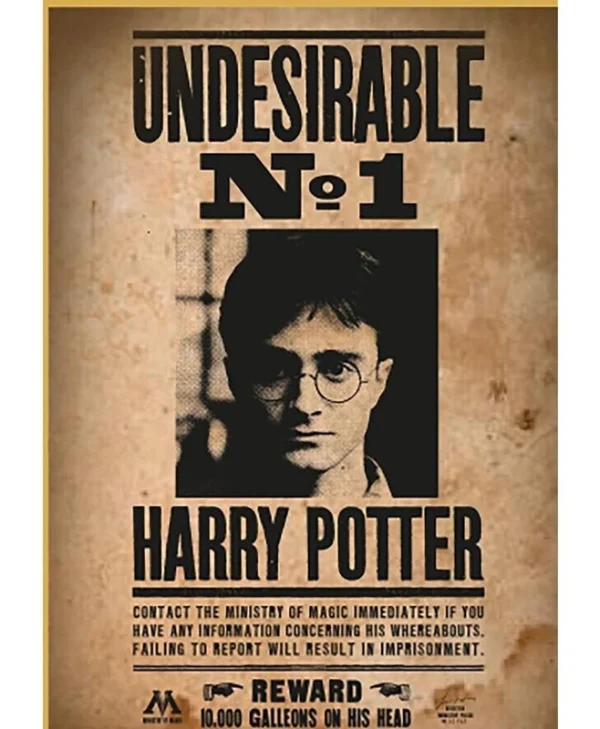 Παιδικό Puzzle Harry Potter "wanted No.1" 50pcs Thumbs Up 8435450255397