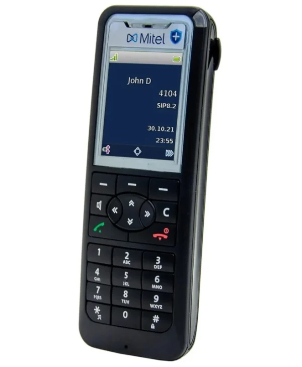 Mitel Ασύρματο Τηλέφωνο IP Μαύρο 50008369