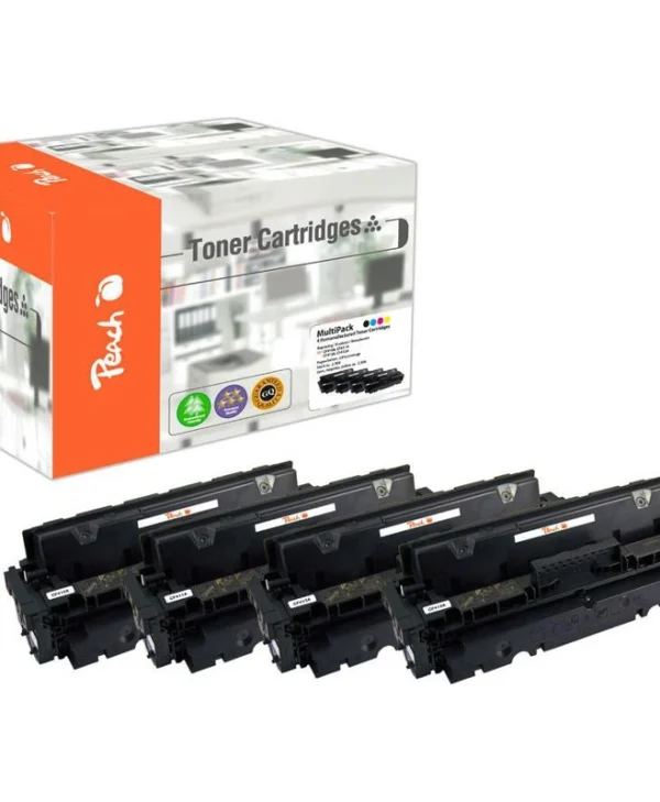 Peach Συμβατό Toner για Laser Εκτυπωτή HP 410A CF410A / CF411A / CF412A / CF413A Πολύχρωμο PT815