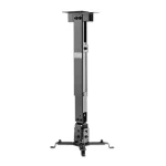 Manhattan Βάση Projector Οροφής με Μέγιστο Φορτίο 20kg Μαύρη 461207 - Image 4
