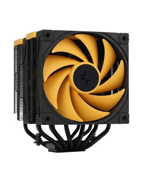 Deepcool AK620 Zero Dark Zoria Ψύκτρα Επεξεργαστή Διπλού Ανεμιστήρα για Socket 1200/1700/2011/2066 R-AK620-BKNPMN-E