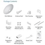 Ubiquiti PowerBeam 2AC-400 Εξωτερική Κεραία WiFi Παραβολική 18dBi με σύνδεση Ethernet PBE-2AC-400 - Image 2