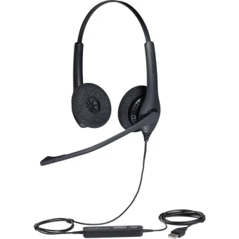 Jabra BIZ 1500 USB Duo On Ear Multimedia Ακουστικά με μικροφωνο και σύνδεση USB-A 1559-0159