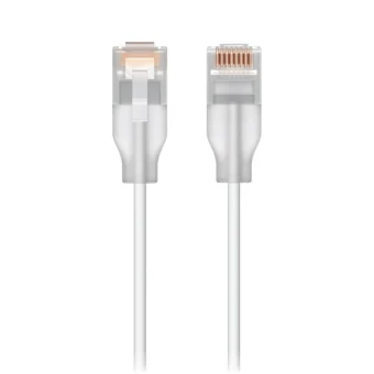 Ubiquiti U/UTP Cat.6 (Gigabit) Καλώδιο Δικτύου Ethernet 0.15m Λευκό UACC-Cable-Patch-EL-0.15M-W