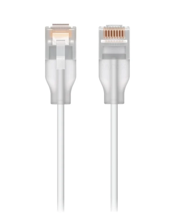 Ubiquiti U/UTP Cat.6 (Gigabit) Καλώδιο Δικτύου Ethernet 0.15m Λευκό UACC-Cable-Patch-EL-0.15M-W