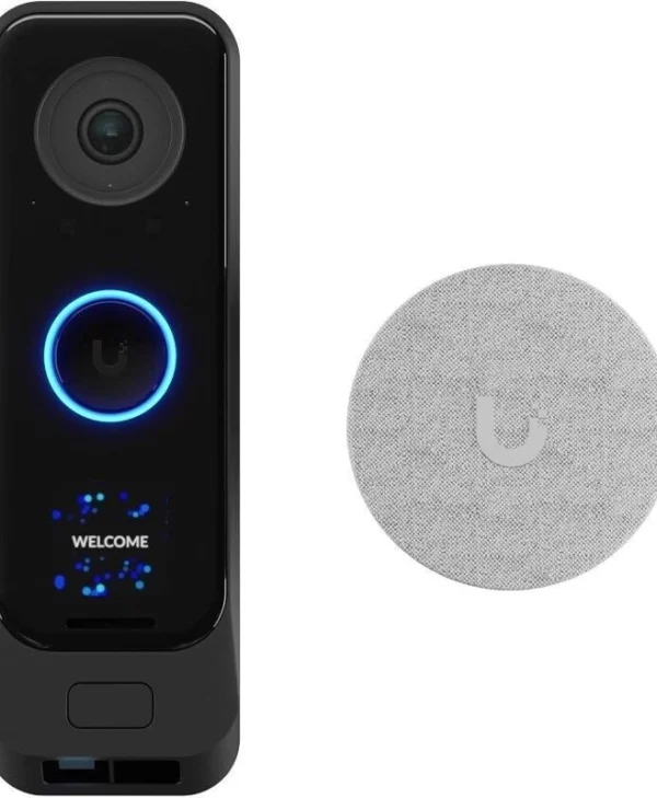 Ubiquiti Κουδούνι Πόρτας Wi-Fi Μαύρο UVC-G4 Doorbell Pro PoE-Kit