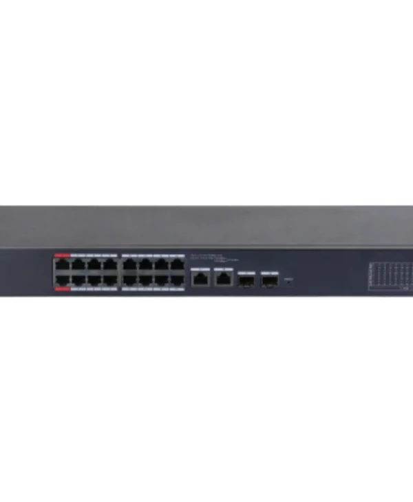 Dahua CS4218-16ET-240 Unmanaged L2 PoE++ Switch με 16 Θύρες Ethernet και 2 SFP Θύρες