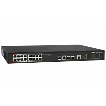 Dahua PFS4218-16ET-240 V3 Managed L2 PoE+ Switch με 16 Θύρες Gigabit (1Gbps) Ethernet PFS4218-16ET-240-V3