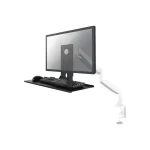 Newstar Βάση Γραφείου Πληκτρολογίου Λευκή KEYB-V200BLACK