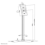 Neomounts FL15-650WH1 Βάση Tablet Δαπέδου έως 11" σε Λευκό χρώμα - Image 5