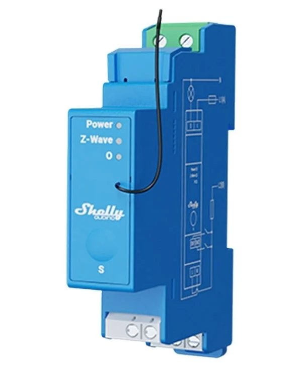 Shelly Ρελέ Ράγας Ισχύος 16A με Τάση 240V Shelly_W_Pro_1