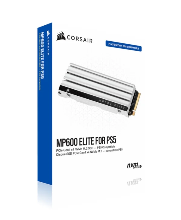 Corsair MP600 Elite SSD 2TB τύπου M.2 με σύνδεση PCI Express 4.0 και Ψύκτρα CSSD-F2000GBMP600ECS