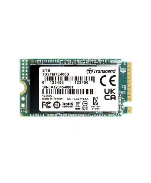 Transcend SSD 2TB τύπου M.2 με σύνδεση PCI Express 3.0 TS2TMTE400S