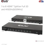 Club3D 1 HDMI Splitter CSV-1383 - Image 3