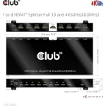 Club3D 1 HDMI Splitter CSV-1383 - Image 9