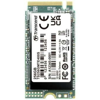 Transcend SSD 256GB τύπου M.2 με σύνδεση PCI Express 3.0 TS256GMTE400S