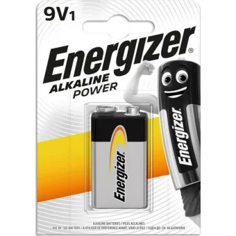 Energizer Power Αλκαλική Μπαταρία 9V 1τμχ E300127702
