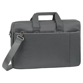 Rivacase Central 8251 Τσάντα Ώμου / Χειρός για Laptop 17.3" σε Γκρι χρώμα RC8251_GY