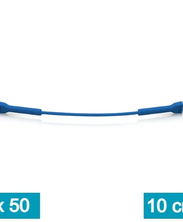 Ubiquiti U/UTP Cat.6 (Gigabit) Καλώδιο Δικτύου Ethernet 0.1m Μπλε 50τμχ U-Cable-Patch-RJ45-BL-50