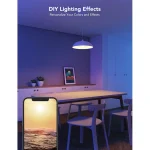 Govee Smart Λάμπα LED 12W για Ντουί E27 RGBW 1200lm Dimmable H60093C1 - Image 2