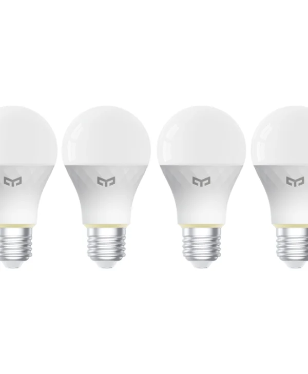 Yeelight Smart Λάμπες LED 9W για Ντουί E27 Θερμό Λευκό 806lm Dimmable 4τμχ YLQPD-0012-4pc