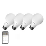 Yeelight Smart Λάμπες LED 9W για Ντουί E27 Θερμό Λευκό 806lm Dimmable 4τμχ YLQPD-0012-4pc - Image 4