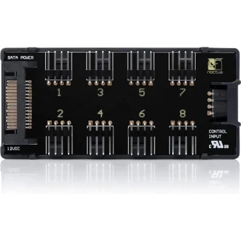 Noctua Na-fh1 8 Channel Pwm Fan Hub Μαύρο NA-FH1