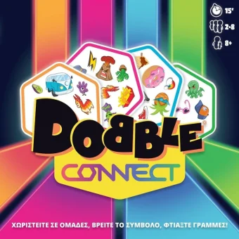 Επιτραπέζιο Παιχνίδι Dobble Connect για 2-8 Παίκτες 8+ Ετών Kaissa KA114615