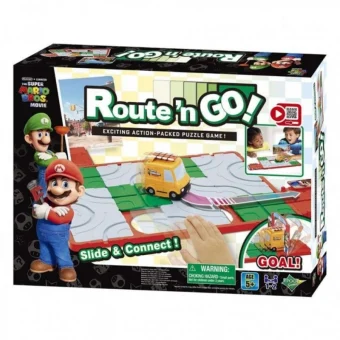 Επιτραπέζιο Παιχνίδι Super Mario Βρες την Διαδρομή για 1-2 Παίκτες 5+ Ετών (EN) Epoch Toys 7465