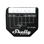 Shelly Qubino Wave Shutter Smart Switch Dimmer 2 Καναλιών Wi-Fi, Z-Wave & RF 10A Shelly_W_Shutter - Image 2