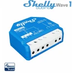 Shelly Qubino Wave 1 Smart Switch 1 Καναλιού Wi-Fi, Z-Wave & RF 16A SHELLY_W_1