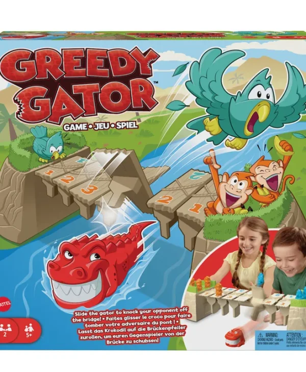 Επιτραπέζιο Παιχνίδι Greedy Gator για 2 Παίκτες 5+ Ετών Mattel HRC09