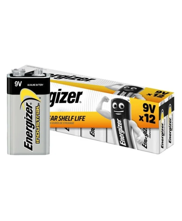Energizer Industrial Αλκαλικές Μπαταρίες 9V 12τμχ 361091