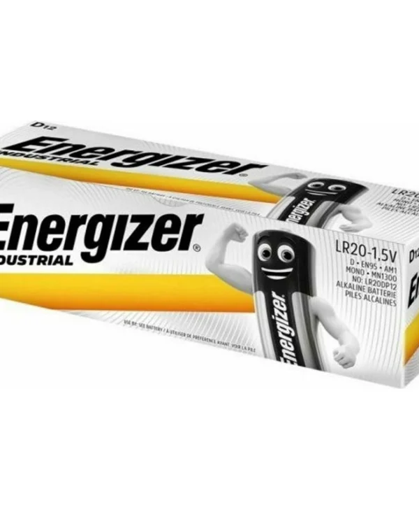 Energizer Industrial Αλκαλικές Μπαταρίες D 1.5V 12τμχ 361084
