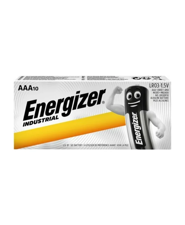 Energizer Industrial Αλκαλικές Μπαταρίες AAA 1.5V 10τμχ 361060