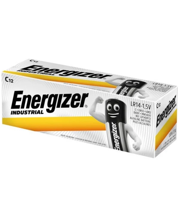 Energizer Industrial Αλκαλικές Μπαταρίες C 1.5V 12τμχ 361077