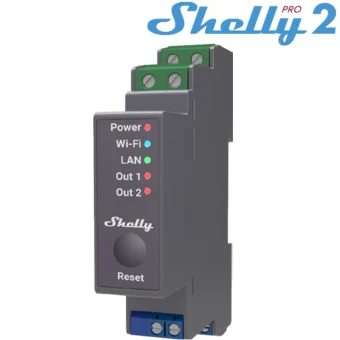 Shelly PRO 2 Ρελέ Ράγας Ισχύος 16A με Τάση 230V Shelly Pro2